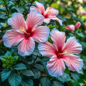 Гибискус садовый Тропикал Сан купить по цене от 293р. в интернет-магазине «Посадика» с доставкой почтой в в Ардоне и по всей России – [изображение №1].