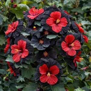 Гибискус Шиммеринг купить по цене от 720р. в интернет-магазине «Посадика» с доставкой почтой в в Ардоне и по всей России – [изображение №1].